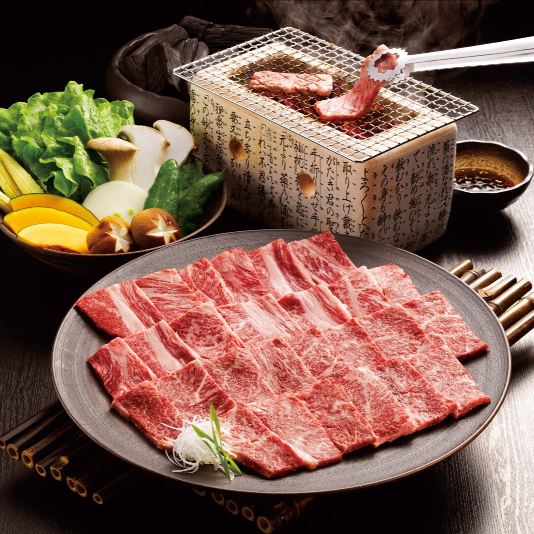 宮崎牛 5等級 焼肉 肩ロース肉・もも肉 各300g
