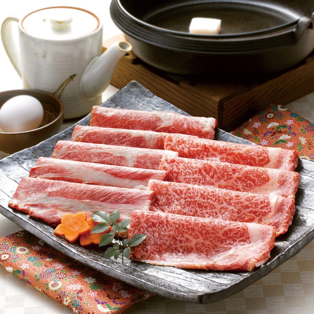 米沢牛“秀屋"（5等級）すきやき肉 リブロース肉、肩ロース肉 各240g