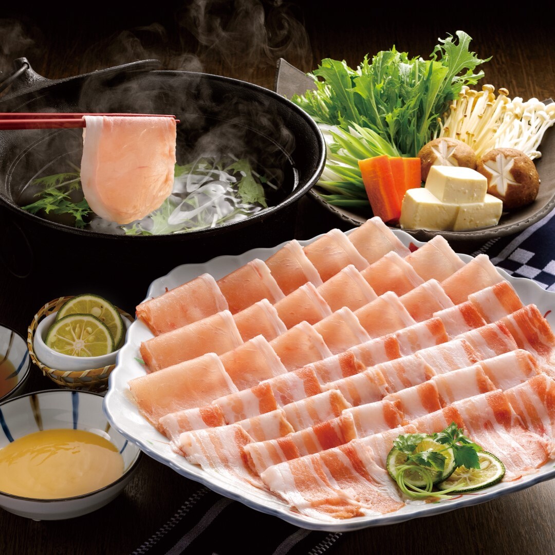 宮崎県産 おいも豚しゃぶしゃぶ肉 ロース肉 ばら肉 各200g