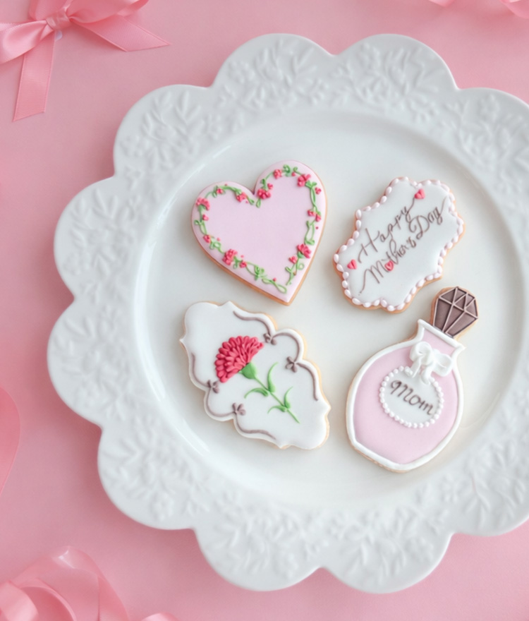 母の日 アイシングクッキー